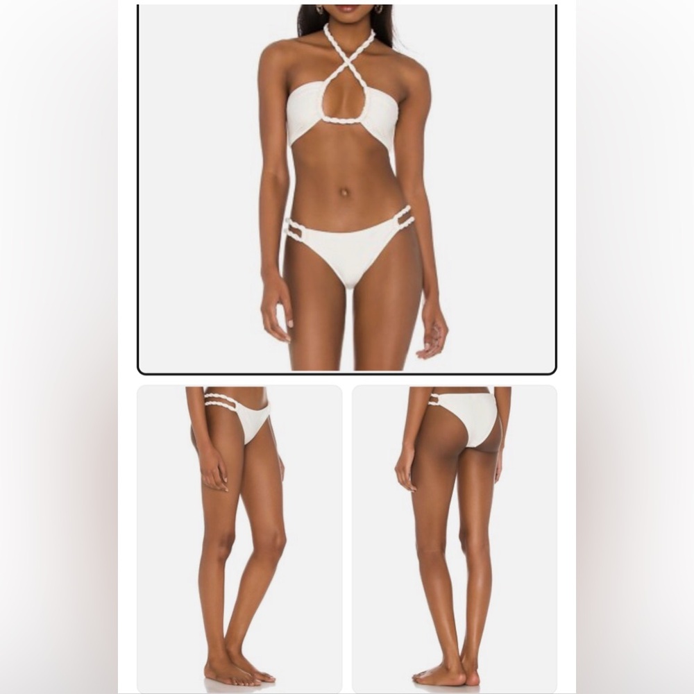 Shani Shemer—Cream Cutout Bikini Set